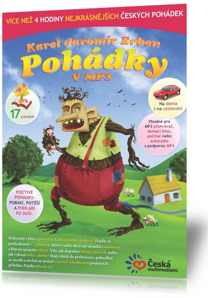 Karel Jarom&iacute;r Erben - Poh&aacute;dky v MP3 - tahle vypad&aacute; obal v trafik&aacute;ch